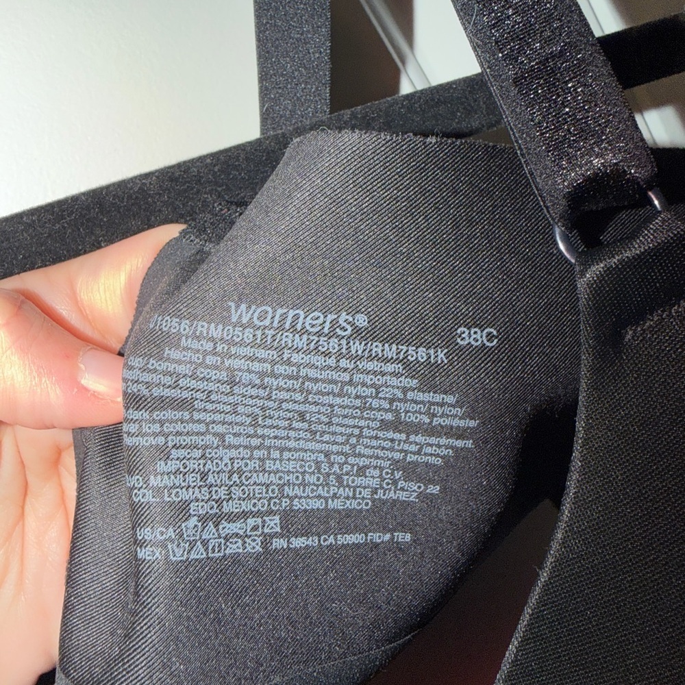 Women’s Black and Sky Blue Bra 38C NWOT - Picture 5 of 5